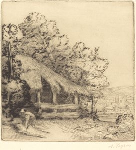 Little Shelter (Le petit hangar) alkotó: Alphonse Legros