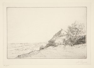 Kunyhó a hegyen alkotó: Alphonse Legros