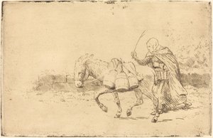 Boulogne-i tejeslány, 1. lemez Laitiere a Boulogne. alkotó: Alphonse Legros