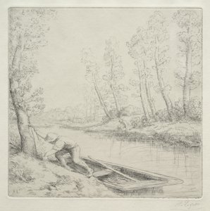 Reggel a folyón alkotó: Alphonse Legros