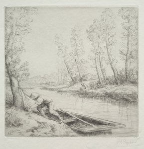 Reggel a folyón Reggel a folyón. alkotó: Alphonse Legros