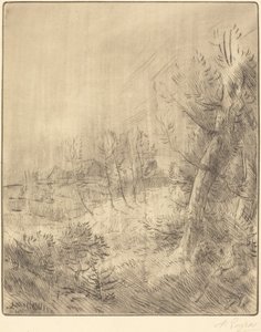 Old Village Old Town. alkotó: Alphonse Legros