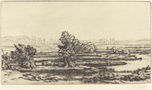 Tőzeglápok (Les Tourbieres) alkotó: Alphonse Legros