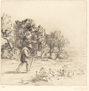 Peddler (Az árus) alkotó: Alphonse Legros