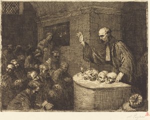 Frenológiai tanfolyam, 2. lemez alkotó: Alphonse Legros