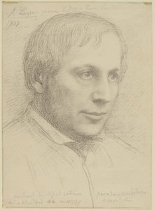 Alfred Stevens fejportréja alkotó: Alphonse Legros