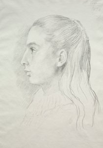 Legros E. Nora kisasszony portréja alkotó: Alphonse Legros