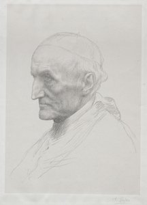 Manning bíboros portréja (2. tábla) alkotó: Alphonse Legros