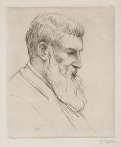 Craibe Angus portréja. alkotó: Alphonse Legros