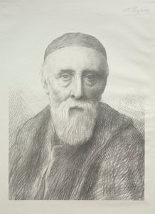 George Frederic Watts portréja, 2. tábla. alkotó: Alphonse Legros