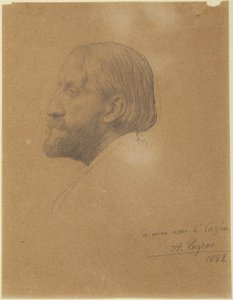 Jean-Charles Cazin portréja (?) alkotó: Alphonse Legros