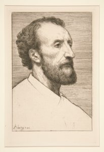 Jules Dalou portréja alkotó: Alphonse Legros