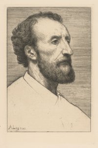 Jules Dalou portréja alkotó: Alphonse Legros