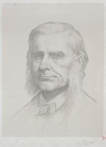 Thomas Huxley portréja (2. tábla) alkotó: Alphonse Legros