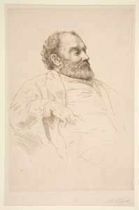 Val Prinsep portréja, R.A. alkotó: Alphonse Legros
