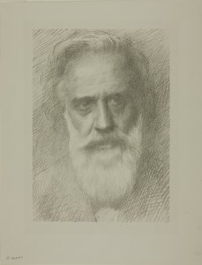 A művész portréja, nyolcadik lemez alkotó: Alphonse Legros