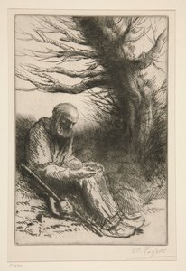 Az utazó pihenője alkotó: Alphonse Legros