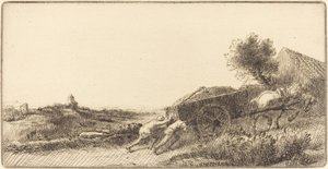 Visszatérve a Hay Rentrant le foinnal. alkotó: Alphonse Legros