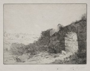 Római romok. alkotó: Alphonse Legros