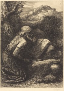 Szent Jeromos, 2. tábla. alkotó: Alphonse Legros