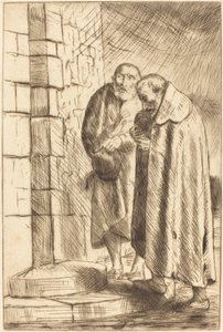 Szent Péter és Szent Pál M. Richard ajtajában (St. Pierre et St. Paul a la porte de M. Richard alkotó: Alphonse Legros