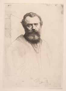 Önarckép (harmadik tábla) alkotó: Alphonse Legros