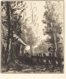 Shed Le hangár. alkotó: Alphonse Legros