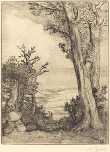 Szieszta vidéken alkotó: Alphonse Legros