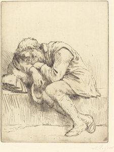 Alvó Koldus alkotó: Alphonse Legros