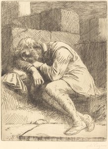 Alvó Koldus alkotó: Alphonse Legros