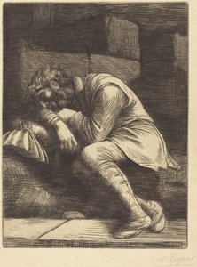 Alvó koldus alkotó: Alphonse Legros