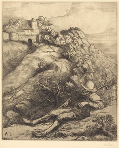 Alvó pásztor alkotó: Alphonse Legros