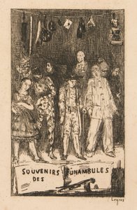 A Funambulisták emlékei alkotó: Alphonse Legros