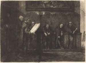 Spanyol énekesek A spanyol énekesek, 1865. alkotó: Alphonse Legros