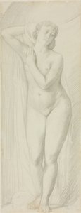 Álló női akt alkotó: Alphonse Legros