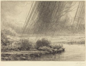 Storm (Vihar) alkotó: Alphonse Legros