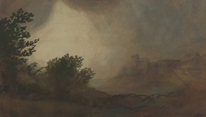 Vihar. alkotó: Alphonse Legros