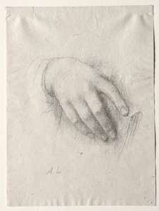 A kezek tanulmányozása alkotó: Alphonse Legros