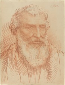 Egy fej tanulmányozása. alkotó: Alphonse Legros