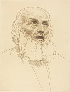 Egy öregember tanulmánya (Etude de vieillard) alkotó: Alphonse Legros
