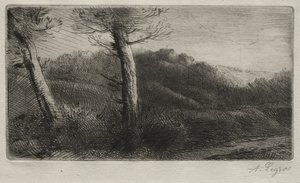 Napnyugta. alkotó: Alphonse Legros