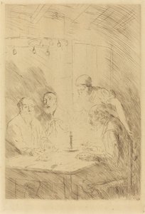 Szegények vacsorája alkotó: Alphonse Legros