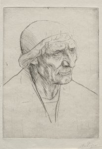Áldás fej alkotó: Alphonse Legros