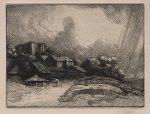 Az Abbey Farm alkotó: Alphonse Legros