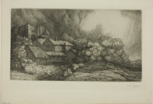 Az Abbey Farm alkotó: Alphonse Legros
