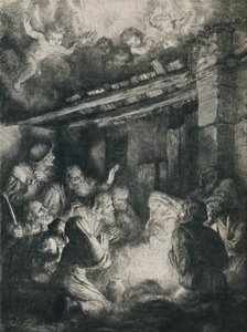 A Pásztorok imádása, 1922. alkotó: Alphonse Legros