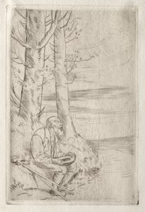 A vak koldus. alkotó: Alphonse Legros