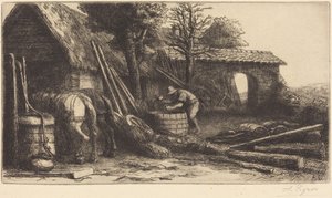 The Cooper (A hordókészítő) alkotó: Alphonse Legros
