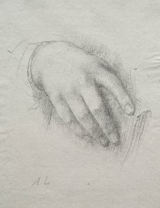 Nora E. Legros keze alkotó: Alphonse Legros