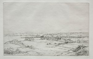 A rét a tó mellett alkotó: Alphonse Legros